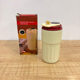 A07454 450ml Stainless Steel Vacuum Insulated Coffee Mug with LED Temperature Display & Flip Lid