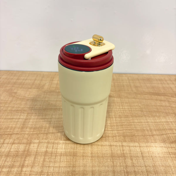 A07454 450ml Stainless Steel Vacuum Insulated Coffee Mug with LED Temperature Display & Flip Lid