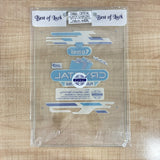 AM6717 Unbreakable Transparent Exam Writing Pad with Metal Clip - 24x35cm