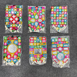 A07509 Traditional Embroidered Kutchi Mirror Work Mobile Pouch with Key Ring Clip & Cowrie Shells