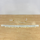 A07513 Traditional Mirror Work & Shell Embroidered Fabric Waistband Belt