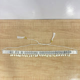 A07513 Traditional Mirror Work & Shell Embroidered Fabric Waistband Belt