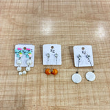 A07521 Women's Stylish Drop Earrings Collection – Cartoon Character, Bead & Disc Designs