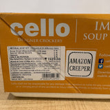 A07532 Cello Imperial Designer Crockery Opalware Soup Set - 20 Pieces