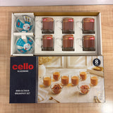 A07535 Cello Glassware Mini Octavia Breakfast Set (8 Pcs Set)