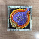 A07540 Handcrafted Kolkata Decorative Designer Terracotta Akhand Diya (1 Piece)