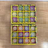 A07545 12-Piece Handcrafted Decorative Wax Diyas for Festive Lighting & Home Decor