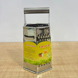 A07551 Stainless Steel 6-Side Hexagonal Box Grater & Slicer with Ergonomic Handle