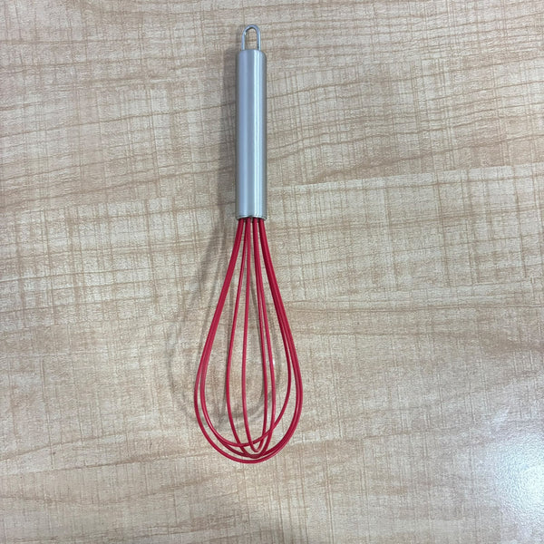 A07553 Silicone Hand Egg Beater & Whisk with Stainless Steel Handle