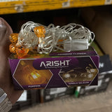 A07503 14 Led Pumpkin Shaped LED String Fairy Lights (Multicolor)