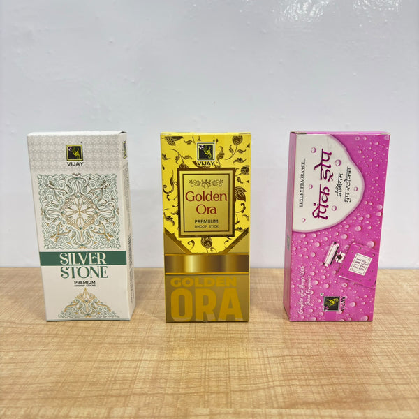 A07573 Vijay Silver Stone Premium Dhoop Sticks