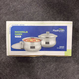 AM3115 Madhuram Prime Quality Maharaja Handi Stainless Steel 2 Piece Set
