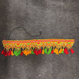 A07577 LED Electric Ethnic Embroidery Toran for Main Door Decoration - Mix Design (Pack Of 1)