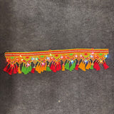 A07577 LED Electric Ethnic Embroidery Toran for Main Door Decoration - Mix Design (Pack Of 1)