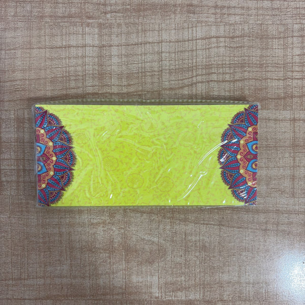 A07589 Decorative Mandala Print Shagun Envelopes for Gifting [Pack Of 25]
