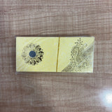 A07590 Fancy Coin Designer Foil Print Cash Envelopes [Pack Of 10]