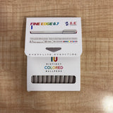 A07594 S.S. Fine Edge 0.7mm Distinct Colored Ballpens - Pack of 10 Units
