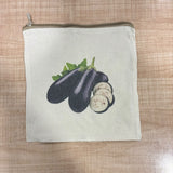 A06960 Reusable Cotton Produce & Storage Bag with Zipper Closure (Multi Print)