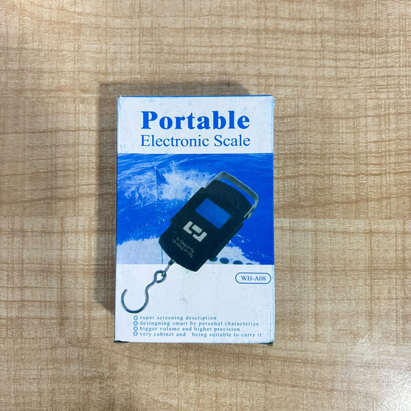 A07525 Portable Electronic Digital Luggage Weighing Scale with Big Hook (A-08 / WH-A08)