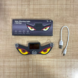 A07605 Solar Powered Evil Eye LED Car Window Warning Light