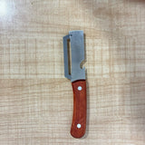A07607 Stainless Steel Vegetable & Fruit Peeler with Ergonomic Wooden Handle & Bottle Opener