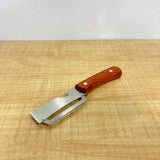 A07607 Stainless Steel Vegetable & Fruit Peeler with Ergonomic Wooden Handle & Bottle Opener