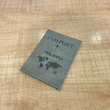 A07608 Faux Leather World Map Passport Cover Holder with Card Slots
