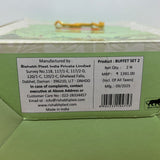 A07615 Rishabh Plast Stainless Steel & Plastic Buffet Set 2 (Pack of 2)