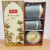A07618 Rishabh The Pacific Dlx 3-Piece Gift Set (Hotpot, Lunch Pack & Water Jug)