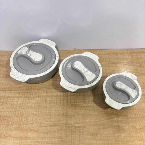A07622 Rishabh Sigma Marbella Insulated Casserole Set of 3 (800 ml, 1200 ml, 1700 ml)