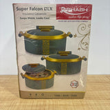 A07627 Rishabh Super Falcon DLX Insulated Casserole Set (3 Pieces - 1500, 2000, 2500 ML)