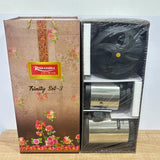 A07632 Rishabh Stainless Steel Trinity Combo Set (Hot Pot + Lunch Pack + Water Jug)