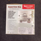 AM2890 Rishabh Superline Big Bathroom Set of 3Pcs