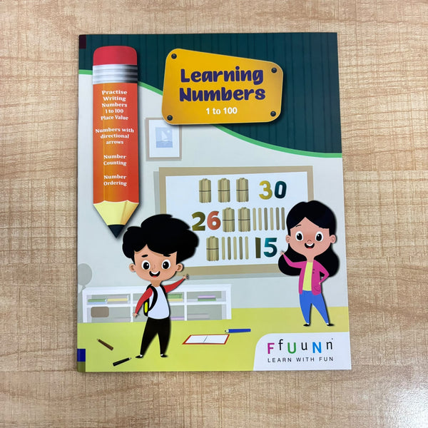 A07641 Kids Early Learning Book - Pack Of 1 (Alphabet, Numbers & Cursive Writing Practice Books)
