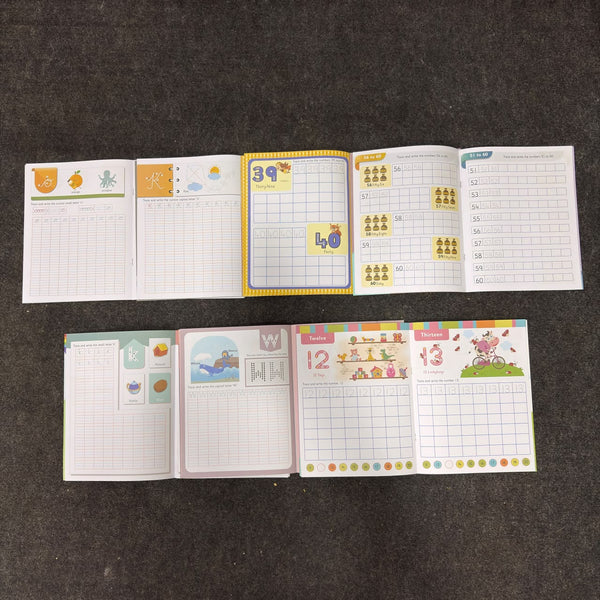 A07641 Kids Early Learning Book - Pack Of 1 (Alphabet, Numbers & Cursive Writing Practice Books)