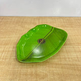 A07647 Mix Melamine Banana Leaf Shape Serving Big Tray