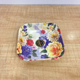 A07649 Mix Floral Print Melamine Small Snack Plate - Pack Of 1