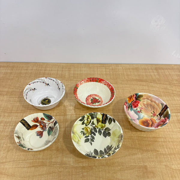 A07652 Mix Printed Melamine Serving Bowl - Pack Of 1
