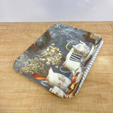 A07653 Mix Printed Melamine Serving Tray with Built-in Handle - Pack Of 1