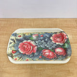 A07655 Mix Printed Melamine Serving Tray with Built-In Side Handle - Pack Of 1
