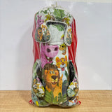 A07662 Kids Safari Jungle Theme Boxing Training Set – Punching Bag, Boxing Gloves & Head Guard
