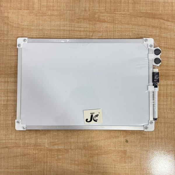 A07527 Magnetic White Board with Marker (20x30 cm) – Small Dry Erase Board for Home, Office & School