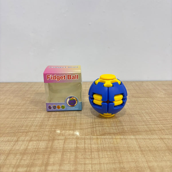 A07575 Press Spin Top Button Ball Fidget Toy for Stress Relief & Focus