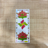 A07706 Decorative Shubh Labh & Swastik Lotus Sticker Set for Home & Temple Decor (Code: T-223)
