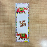 A07707 Decorative Shubh Labh Elephant & Swastik Sticker Set (Code: T-226)