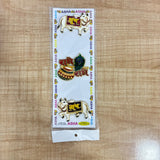 A07709 Decorative Kamdhenu Cow & Radhe Radhe Religious Sticker Set