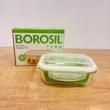 AM6199 Borosil Klip N Store Rectangular Glass Container - 370 ml with Air Tight Lid