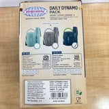 A07737 Asian Daily Dynamo Pack - Insulated Lunch Box Tiffin Carrier Set with Steel Containers and Matching Insulated Water Bottle