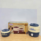 A07738 Asian Serve & Store Combo - Insulated Water Jug and Stainless Steel Inner Hot Pot Casserole Combo