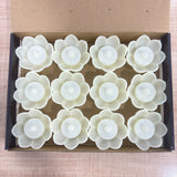 A07749 Lotus Flower LED Flameless Tea Light Diya Candle